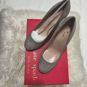 Kate Spade Karolina Mink/kid suede size 7 shoes.